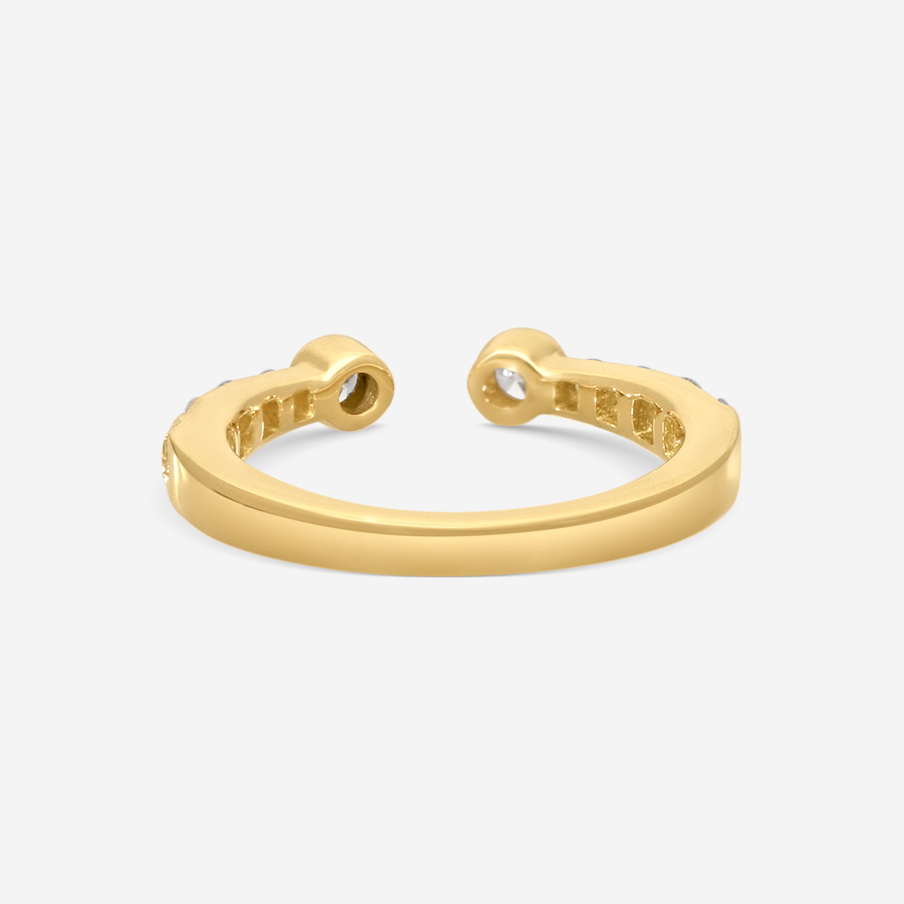 Hearts On Fire Triplicity 18K Yellow Gold Diamond Ring Sz. 6.5 HBATRIPOB0728Y