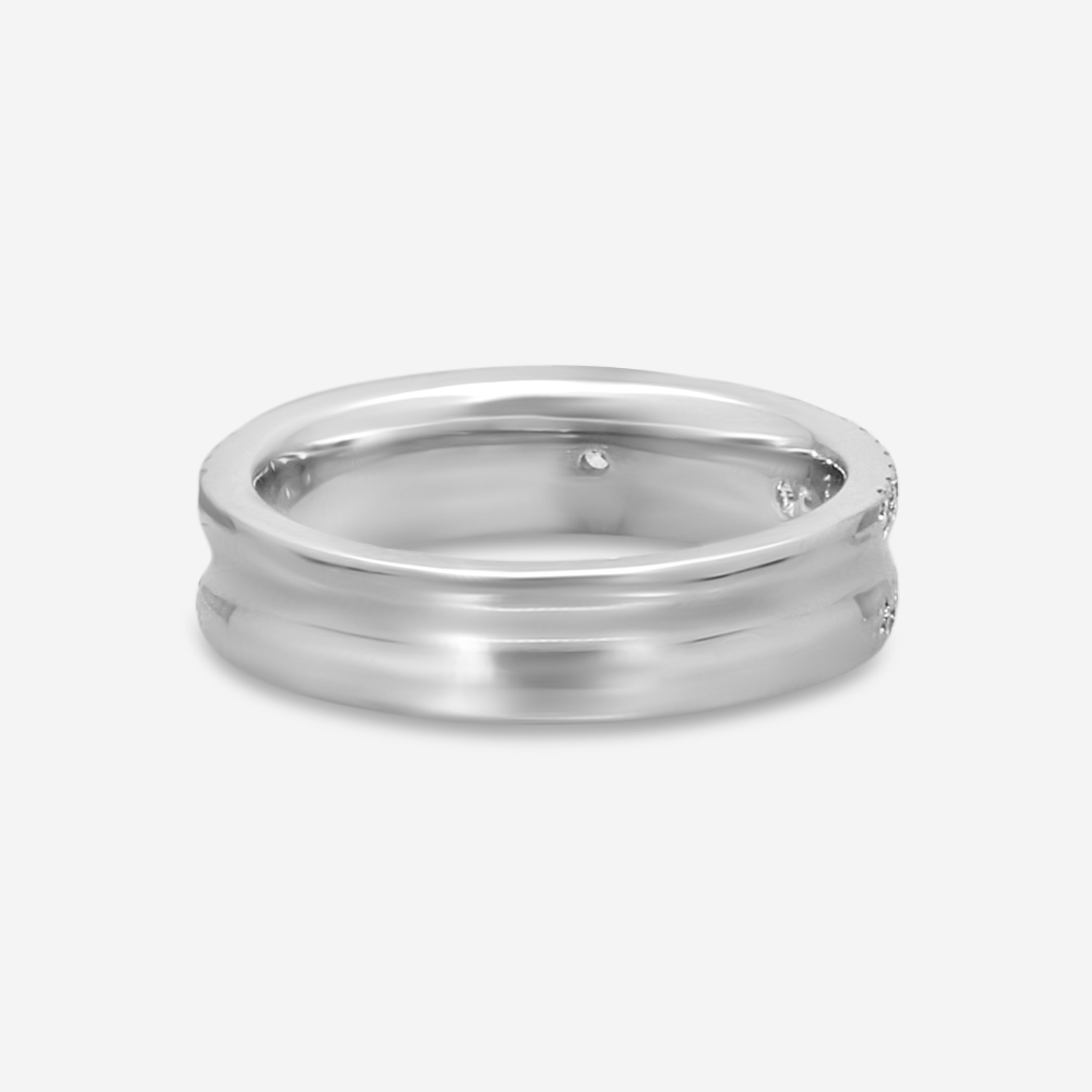 Hearts On Fire 18K White Gold Diamond Band Ring HBADCEN00508W-N-5