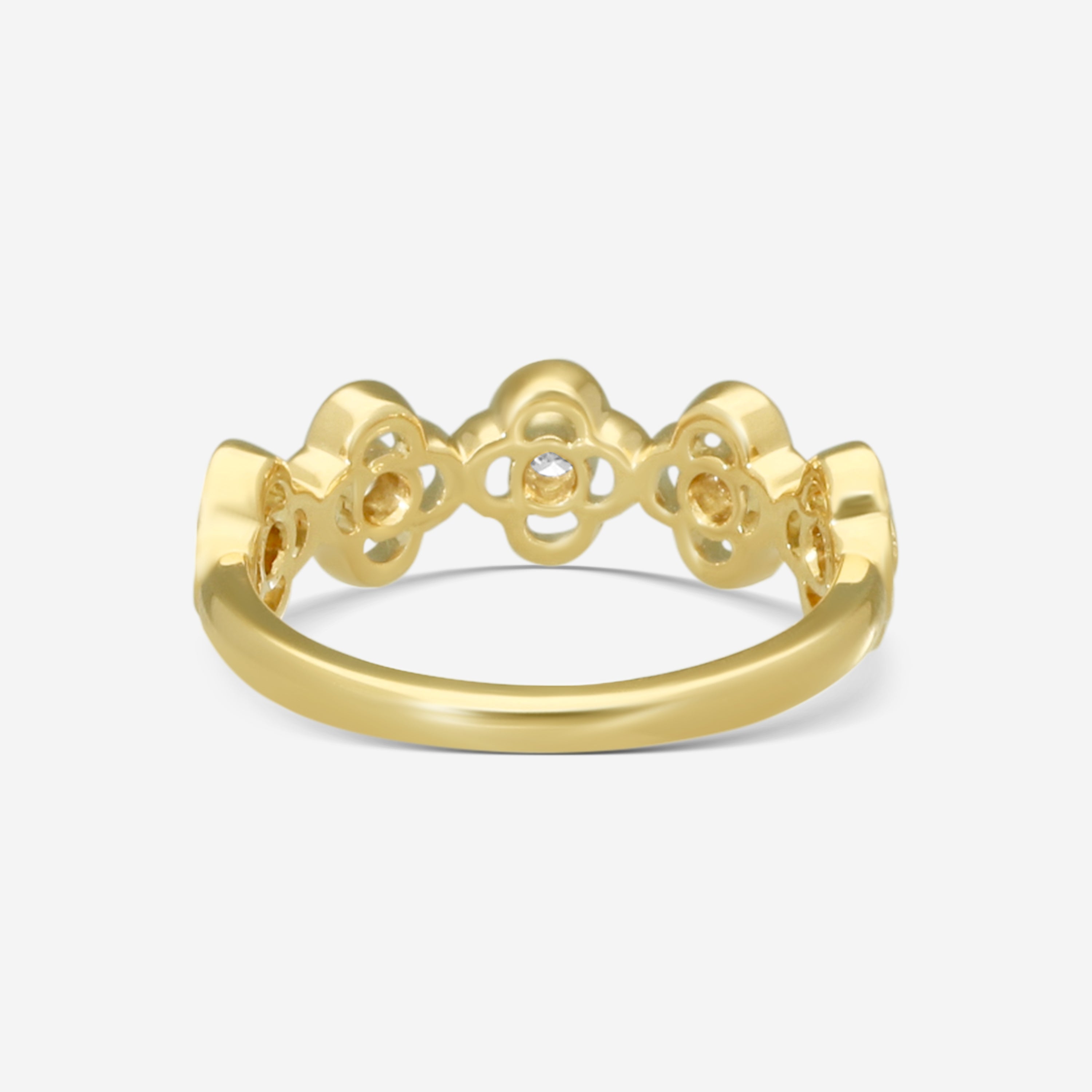 Hearts On Fire Signature 18K Yellow Gold Diamond Ring Sz. 6.5 HBASIGPB00158Y-C