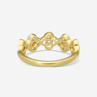 Hearts On Fire Signature 18K Yellow Gold Diamond Ring Sz. 6.5 HBASIGPB00158Y-C