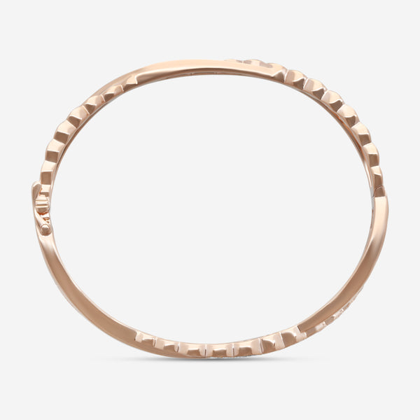 Hearts On Fire Lorelei 18K Rose Gold Diamond Bangle Bracelet HFBLORFTW00608R-S