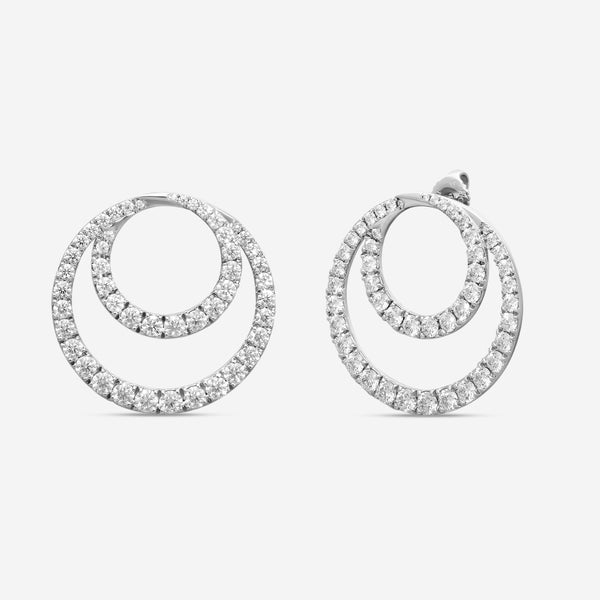 Hearts On Fire Optima 18K White Gold Diamond Earrings HFEOPTDCRL04648W