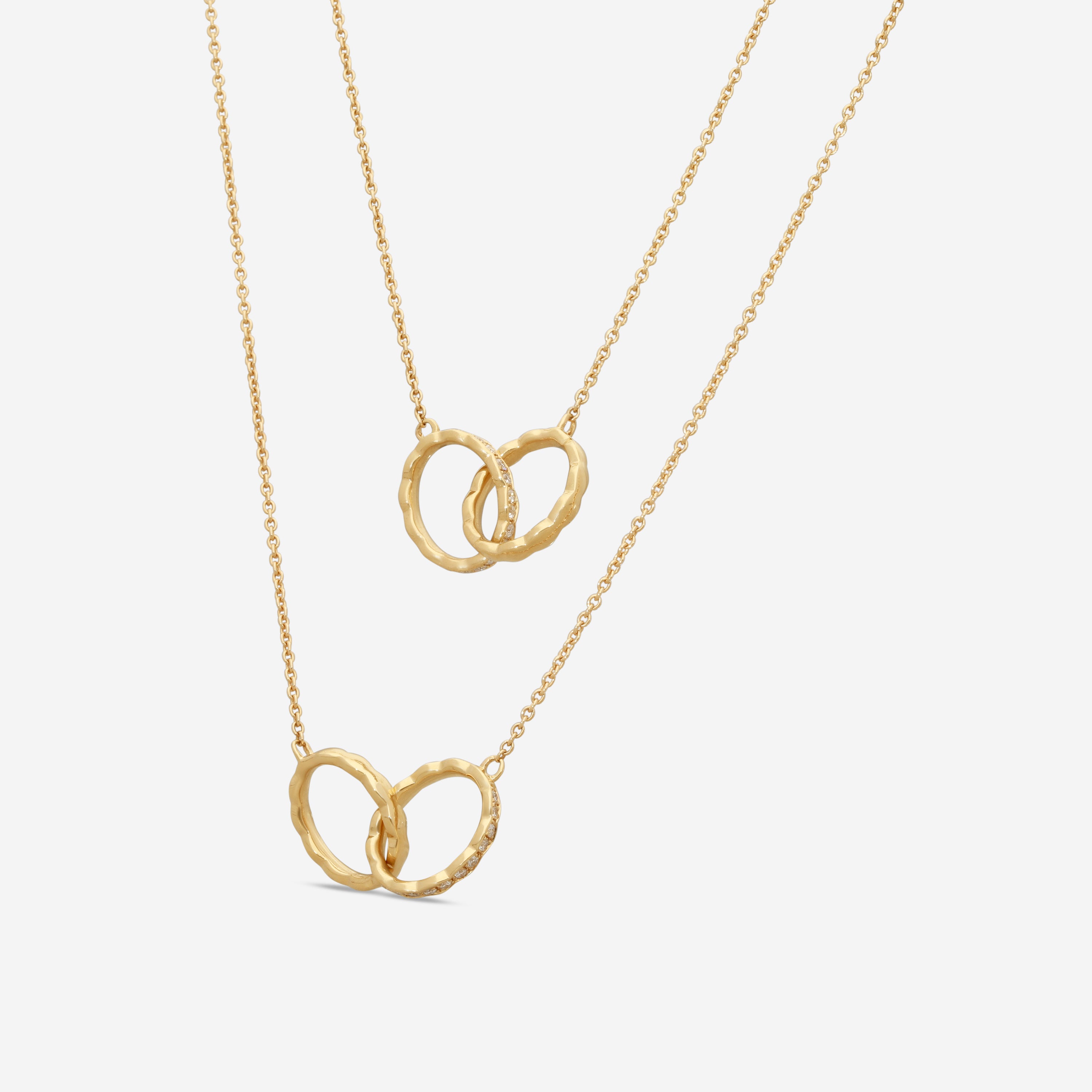 Hearts On Fire Lorelei 18K Yellow Gold Diamond Station Necklace HFNLORFLSTAT02158Y