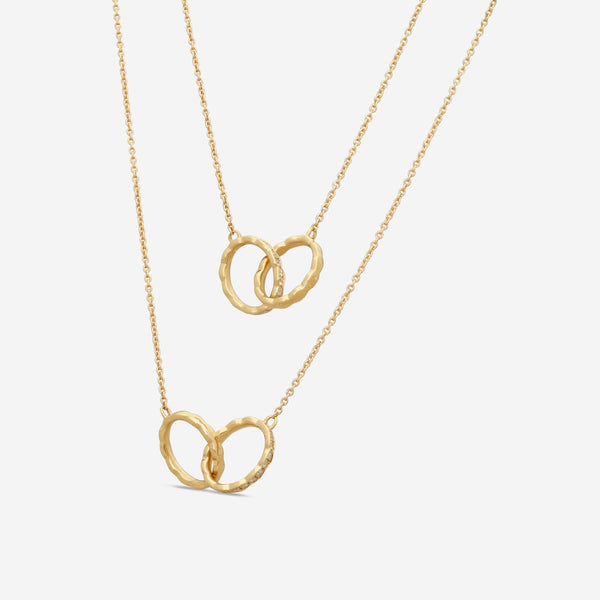 Hearts On Fire Lorelei 18K Yellow Gold Diamond Station Necklace HFNLORFLSTAT02158Y