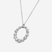 Mémoire Golden Bubbles Classic 18K White Gold Diamond Pendant Necklace MSGBMRP-0050TW - THE SOLIST