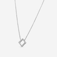 Hearts On Fire Charmed 18K White Gold Diamond Pendant Necklace HFPCSQ00288W