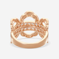 Hearts On Fire Lorelei 18K Rose Gold Diamond Right Hand Ring Sz. 6.5 HFRLORL01058R