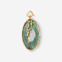 Armenta Sueno 18K Yellow Gold & Teal Patina Multistone Enhancer 15024
