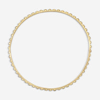 Armenta Sueno 18K Yellow Gold Black Sapphire Bangle Bracelet 15140
