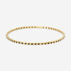 Armenta Sueno 18K Yellow Gold Black Sapphire Bangle Bracelet 15140
