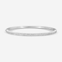 Mémoire - Double Row Paramount Bangle 18K White Gold Bracelet CGPR124-18KW - THE SOLIST