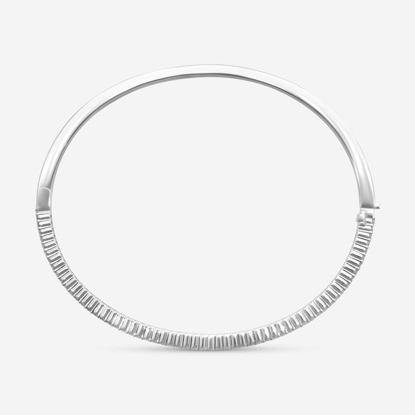 Mémoire - Double Row Paramount Bangle 18K White Gold Bracelet CGPR124-18KW - THE SOLIST