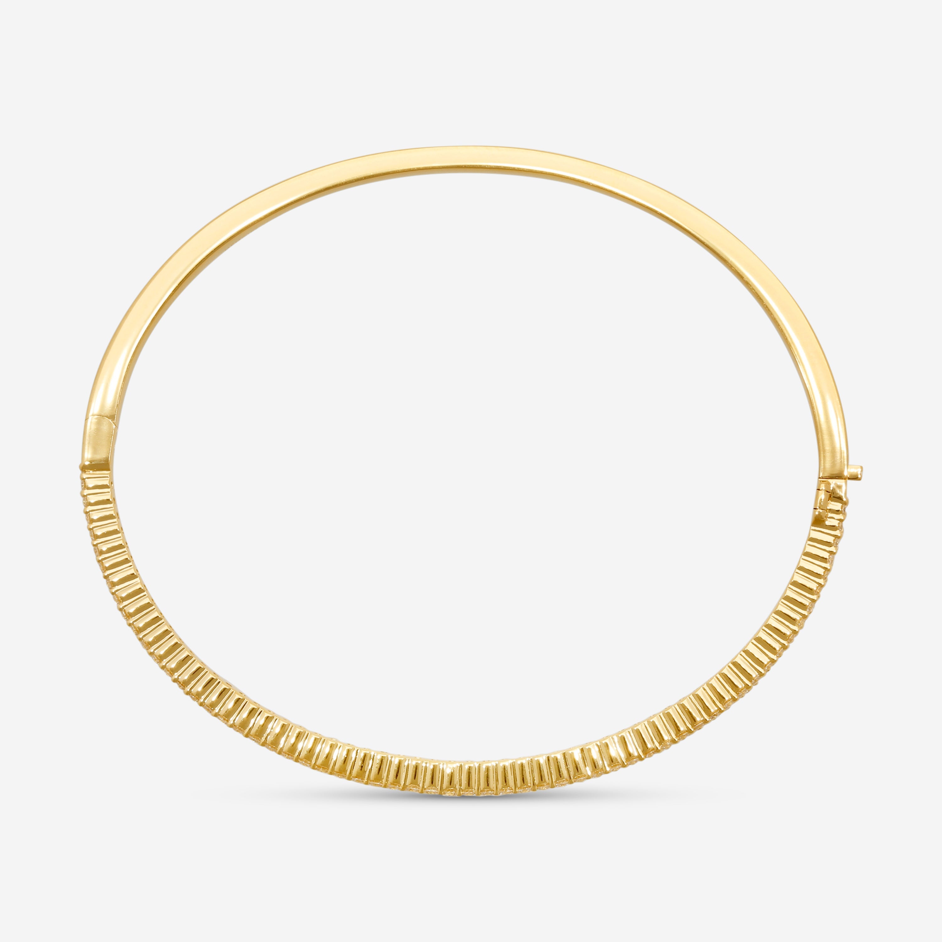 Mémoire - Double Row Paramount Bangle 18K Yellow Gold Bracelet CGPR124-18KY - THE SOLIST