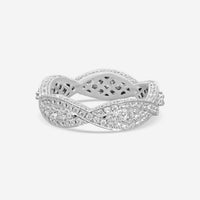 Mémoire - 18K White Gold Vintage Eternity 1.52 ct. Diamond Ring EMVG102-PT - THE SOLIST