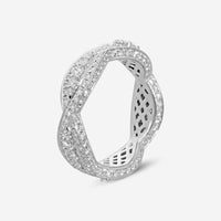 Mémoire - 18K White Gold Vintage Eternity 1.52 ct. Diamond Ring EMVG102-PT - THE SOLIST