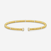 Lugano 18K Yellow Gold Diamond Cuff Bracelet 226-36 - THE SOLIST