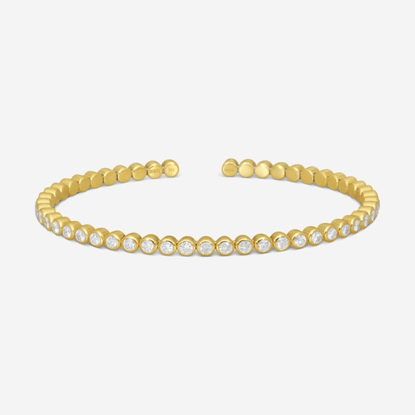 Lugano 18K Yellow Gold Diamond Bangle Bracelet 1316153 - THE SOLIST