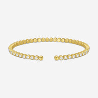 Lugano 18K Yellow Gold Diamond Bangle Bracelet 1316153