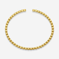 Lugano 18K Yellow Gold Diamond Bangle Bracelet 1316153