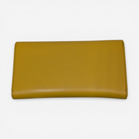 Salvatore Ferragamo Vara Women's 705291 Yellow Wallet With Chain MSRP $795 - THE SOLIST
