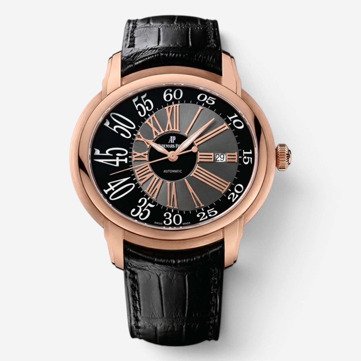 Audemars Piguet Millenary 18K Rose Gold Automatic Unisex Watch 15320OR.OO.D002CR
