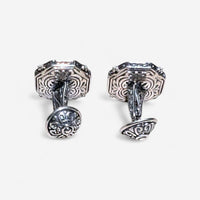 Konstantino Sterling Silver Mother of Pearl Octagon Cufflinks MAMK89-117