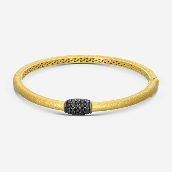 KONSTANTINO - "Callas" (Bangle) - 18K Gold Blk Diamond Bracelet - BLK DIA:0.61Ct - BMK07050-18KT-110

Length: 7 INCHES
Retail $7,430.00 - THE SOLIST