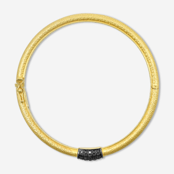 KONSTANTINO - "Callas" (Bangle) - 18K Gold Blk Diamond Bracelet - BLK DIA:0.61Ct - BMK07050-18KT-110

Length: 7 INCHES
Retail $7,430.00 - THE SOLIST