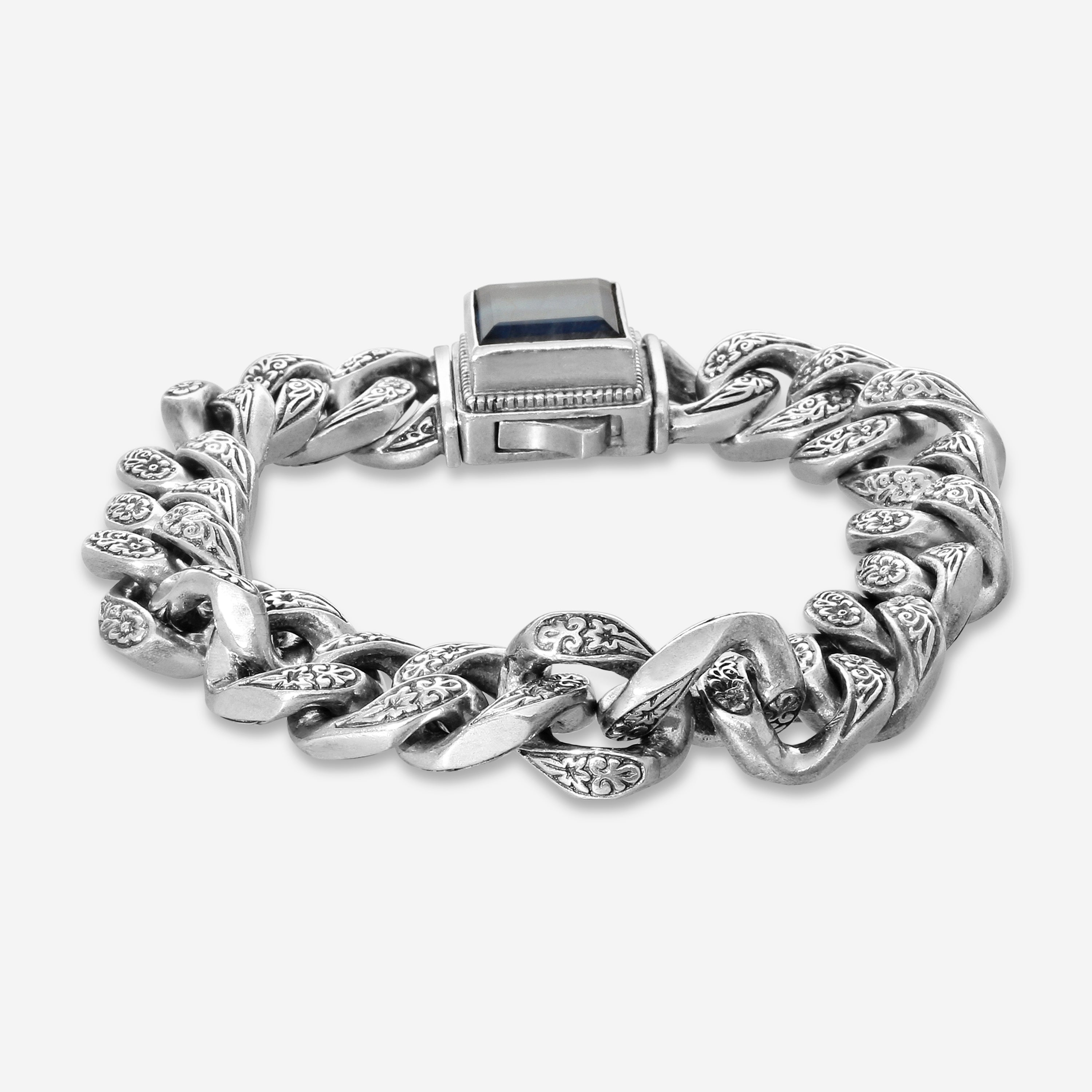 Konstantino Sparta Sterling Silver Spectrolite Link Bracelet BKJ343-301 - THE SOLIST