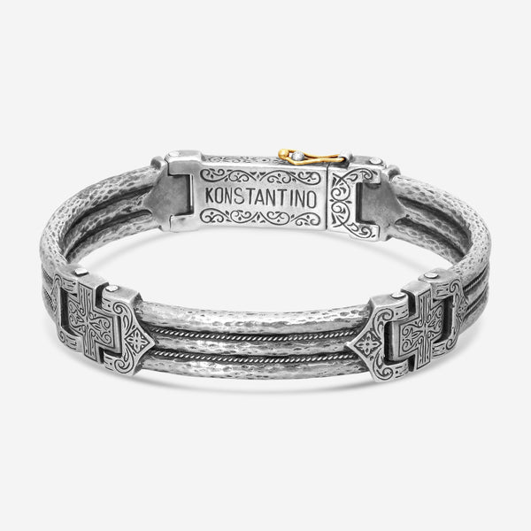 KONSTANTINO - "Ss Classic" (Cuff) - S/S Bracelet - BKJ141-131

Length: 8 INCHES
Retail $1,350.00 - THE SOLIST