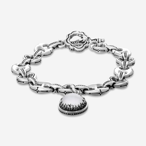 KONSTANTINO - "Ultra" (Link) - S/S MOP Doublet Bracelet - MOP Doublet, 9mm - BKJ695-313

Length: 7.5 INCHES
Retail $820.00 - THE SOLIST