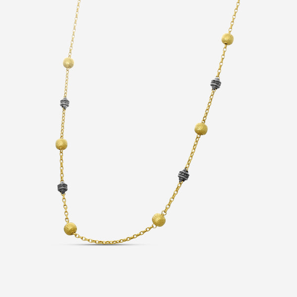 KONSTANTINO - "Callas" 18K Gold Blk Diamond Necklace - Blkdiamond, 0.849Ct - KOMK06041-18KT-110

Length: 18 INCHES
Retail $9,570.00 - THE SOLIST