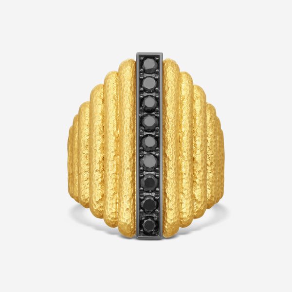 KONSTANTINO - "Callas" 18K Gold Blk Diamond Ring - BLK DIA: 0.54Ct - DMK01148-18KT-110
Retail $6,230.00 - THE SOLIST