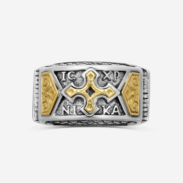 KONSTANTINO - "Heonos" 18K Gold & S/S Ring - DKJ796-130
Retail $1,610.00 - THE SOLIST