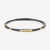 Armenta Old World 18K Yellow Gold & Blackened Sterling Silver Champagne Diamond & Sapphire Bangle Bracelet 15620