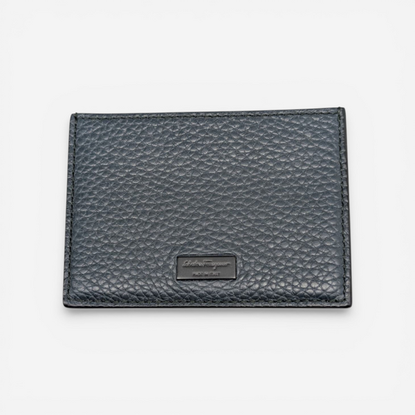 Salvatore Ferragamo Firenze Men's 698813 Dark Grey Wallet MSRP $280 - THE SOLIST