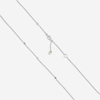 Crivelli 18K White Gold Diamond Oval Pendant Necklace 159-C057 - THE SOLIST