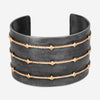 Armenta Rose World 14K Rose Gold & Blackened Sterling Silver Champagne Diamond Cuff Bracelet 15901 - THE SOLIST