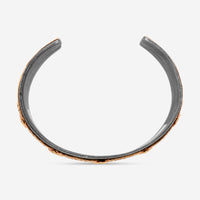 Armenta Rose World 14K Rose Gold & Blackened Sterling Silver Champagne Diamond Cuff Bracelet 15901 - THE SOLIST