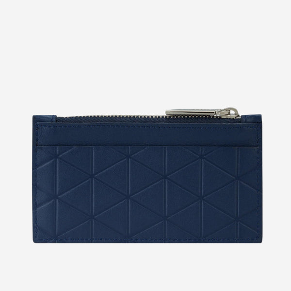 S.T. Dupont Firehead Blue Leather Coin Purse 161613