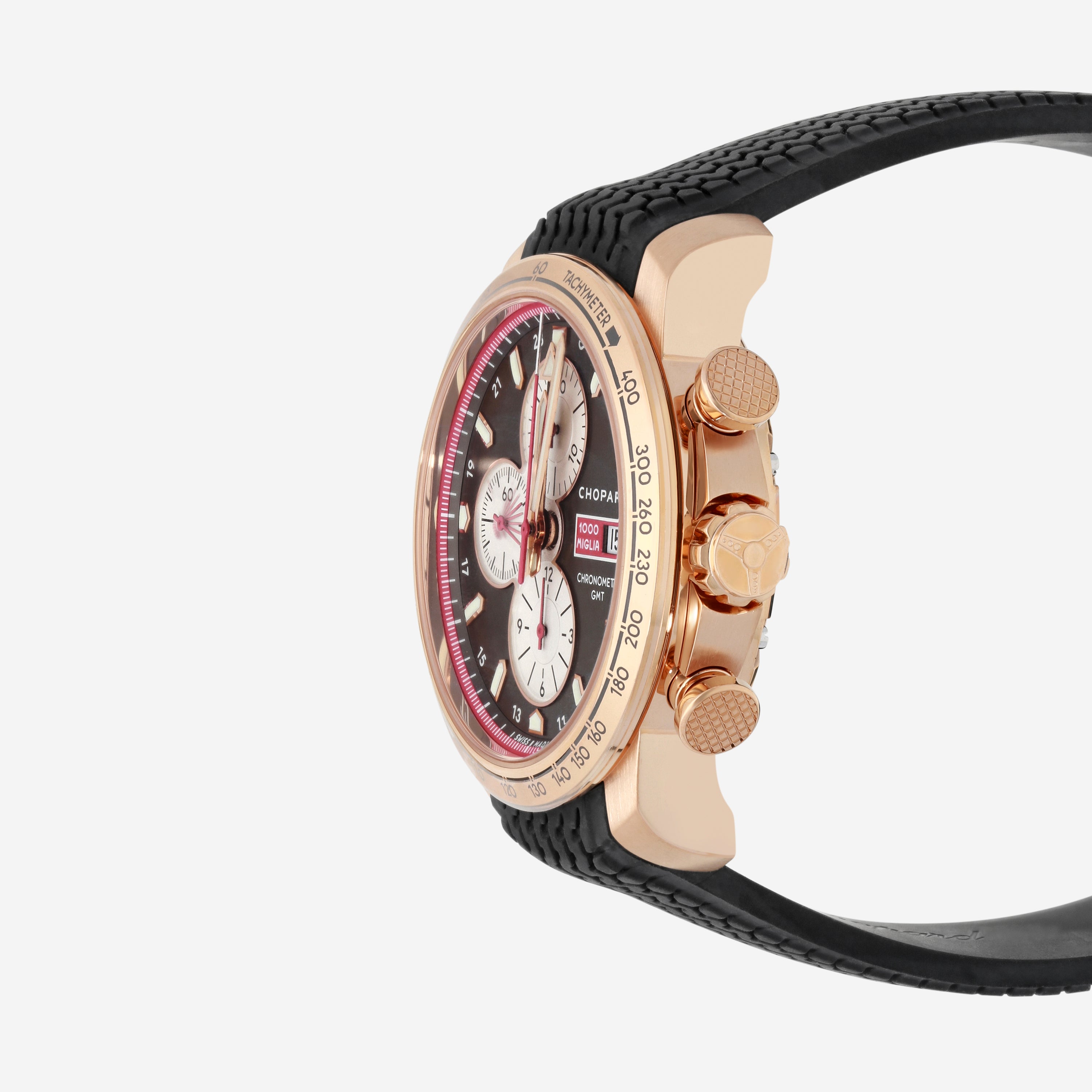Chopard Mille Miglia Chronograph 18K Rose Gold Automatic Men's Watch 161292-5001 - THE SOLIST