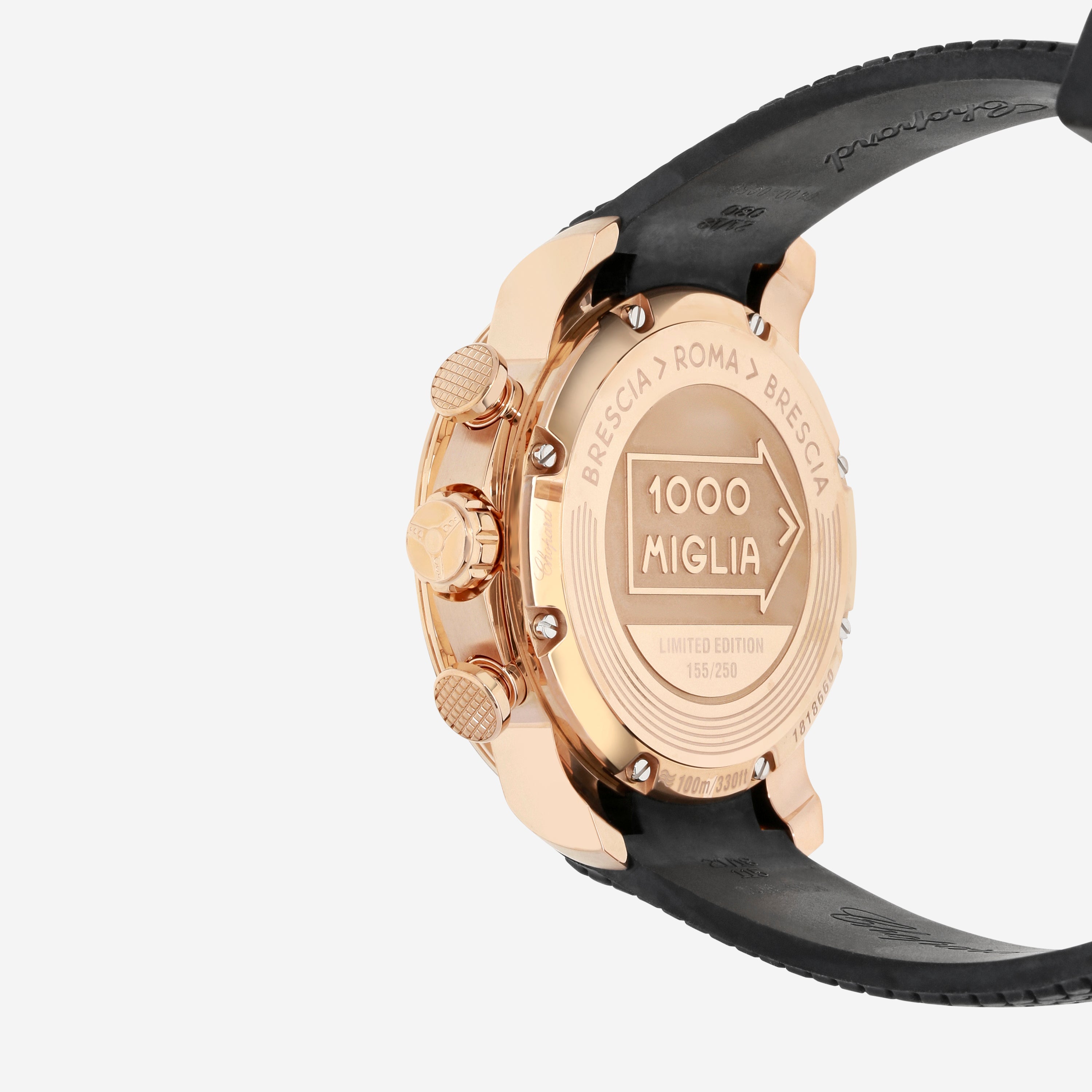 Chopard Mille Miglia Chronograph 18K Rose Gold Automatic Men's Watch 161292-5001 - THE SOLIST