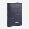 S.T. Dupont Firehead Blue Leather Passport Holder 161614