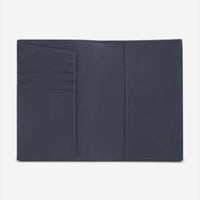 S.T. Dupont Firehead Blue Leather Passport Holder 161614