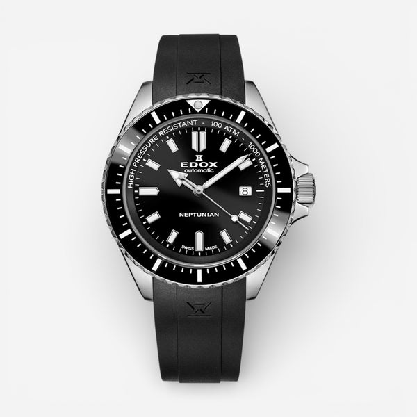 Edox Neptunian Stainless Steel Automatic Men's Watch 80120-3NCA