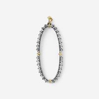 Armenta Old World 18K Yellow Gold & Blackened Sterling Silver Champagne Diamond & White Sapphire Enhancer 16431