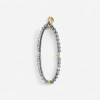 Armenta Old World 18K Yellow Gold & Blackened Sterling Silver Champagne Diamond & White Sapphire Enhancer 16431