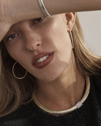 Ina Mar 18K Yellow Gold Diamond 1.49ct.twd.  Round Hoop Earrings AER-13138-Y - THE SOLIST