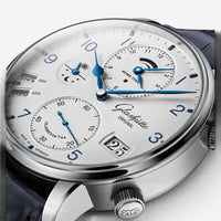 Glashütte Original Senator Cosmopolite Stainless Steel Automatic Men's Watch 1-8