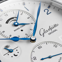 Glashütte Original Senator Cosmopolite Stainless Steel Automatic Men's Watch 1-8